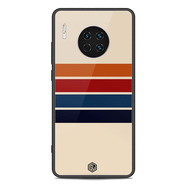 Retro Stripes Series Soft Phone Case - Premium Glass Case - Huawei Mate 30