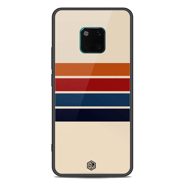 Retro Stripes Series Soft Phone Case - Premium Glass Case - Huawei Mate 20 Pro