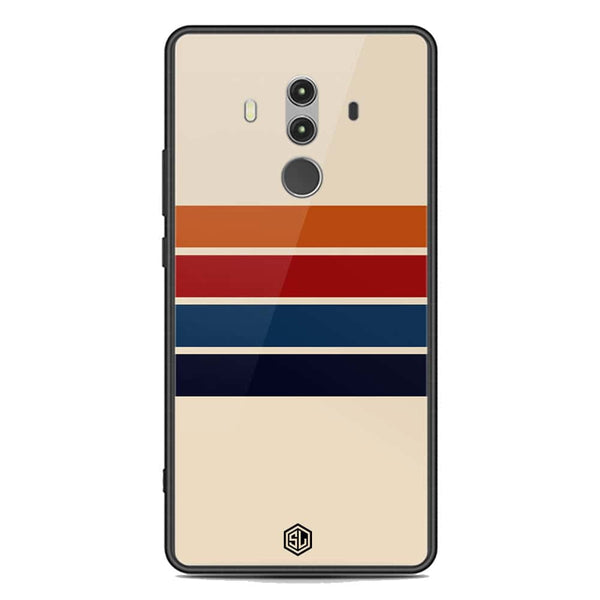 Retro Stripes Series Soft Phone Case - Premium Glass Case - Huawei Mate 10 Pro