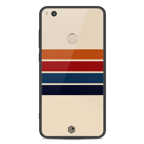 Retro Stripes Series Soft Phone Case - Premium Glass Case - Huawei Honor P8 Lite 2017