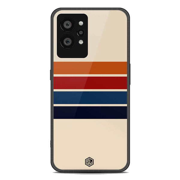 Retro Stripes Series Soft Phone Case - Premium Glass Case - Realme GT2 Pro