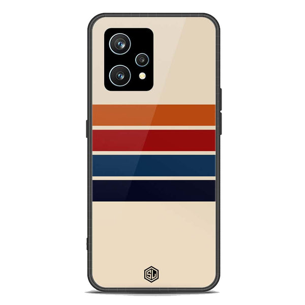 Retro Stripes Series Soft Phone Case - Premium Glass Case - Realme Narzo 50 Pro
