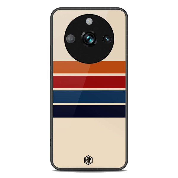 Retro Stripes Series Soft Phone Case - Premium Glass Case - Realme 11 Pro