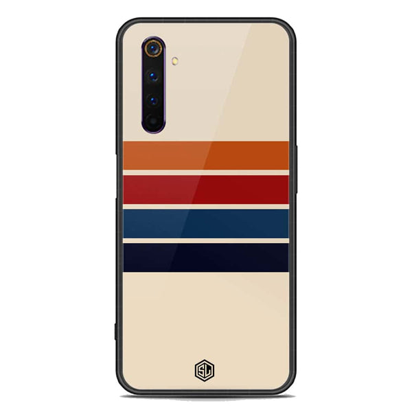 Retro Stripes Series Soft Phone Case - Premium Glass Case - Realme 6 Pro