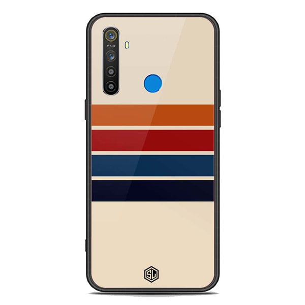 Retro Stripes Series Soft Phone Case - Premium Glass Case - Realme 6i
