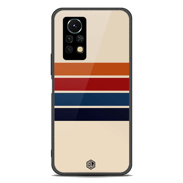 Retro Stripes Series Soft Phone Case - Premium Glass Case - Infinix Note 11s