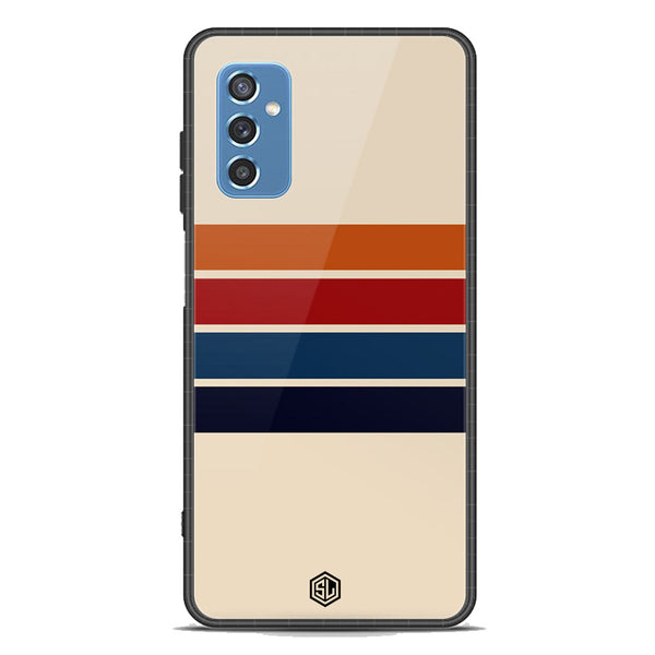 Retro Stripes Series Soft Phone Case - Premium Glass Case - Samsung Galaxy M52 5G