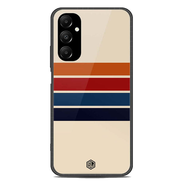 Retro Stripes Series Soft Phone Case - Premium Glass Case - Samsung Galaxy A05s