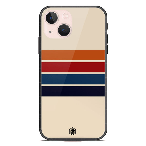 Retro Stripes Series Soft Phone Case - Premium Glass Case - iPhone 14