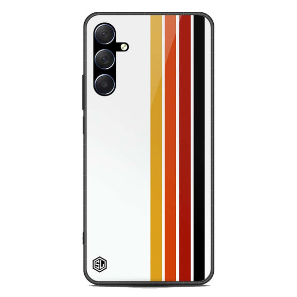 Retro Stripes Series Soft Phone Case - Premium Glass Case - Samsung Galaxy M54