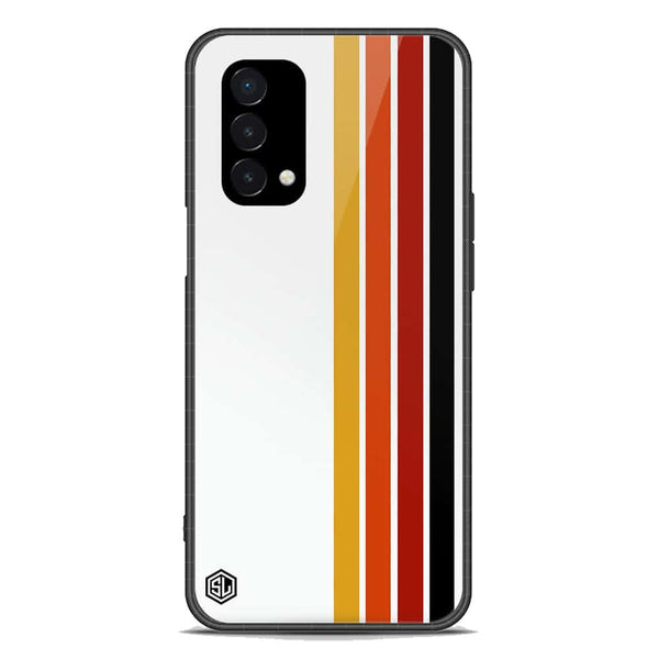 Retro Stripes Series Soft Phone Case - Premium Glass Case - OnePlus Nord N200 5G
