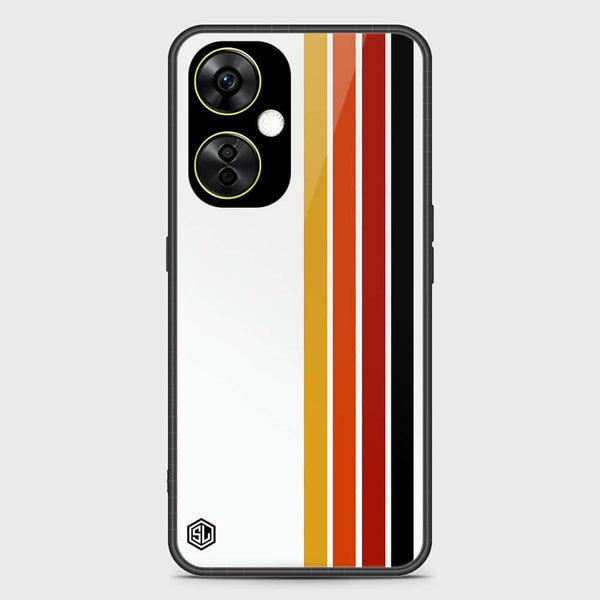 Retro Stripes Series Soft Phone Case - Premium Glass Case - OnePlus Nord CE 3 Lite