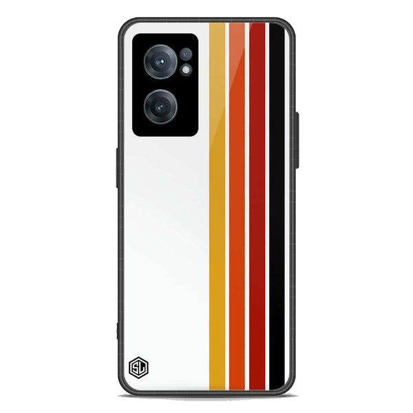 Retro Stripes Series Soft Phone Case - Premium Glass Case - OnePlus Nord CE 2 5G