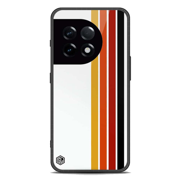 Retro Stripes Series Soft Phone Case - Premium Glass Case - OnePlus Ace 2