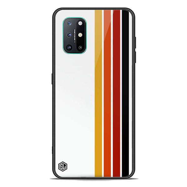 Retro Stripes Series Soft Phone Case - Premium Glass Case - OnePlus 8T