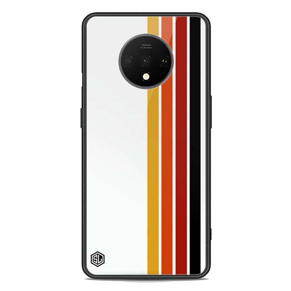 Retro Stripes Series Soft Phone Case - Premium Glass Case - OnePlus 7T