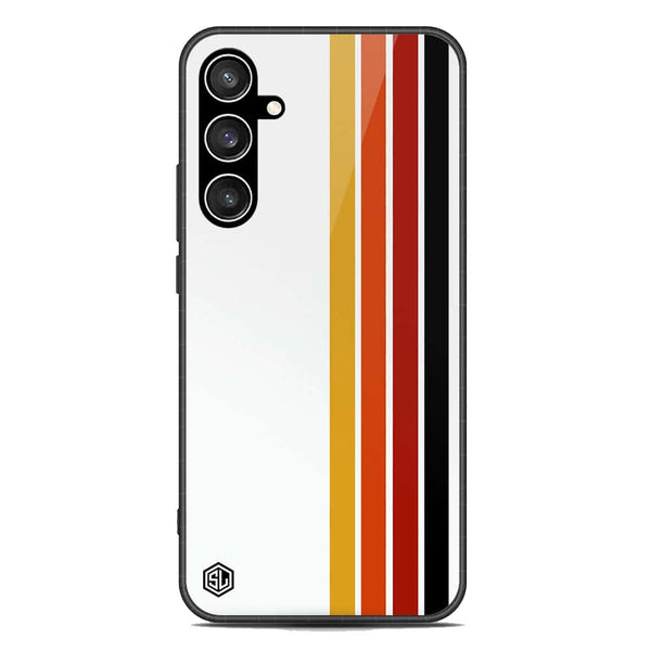 Retro Stripes Series Soft Phone Case - Premium Glass Case - Samsung Galaxy S23 FE