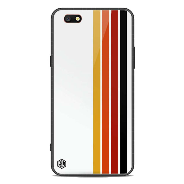 Retro Stripes Series Soft Phone Case - Premium Glass Case - Oppo F3