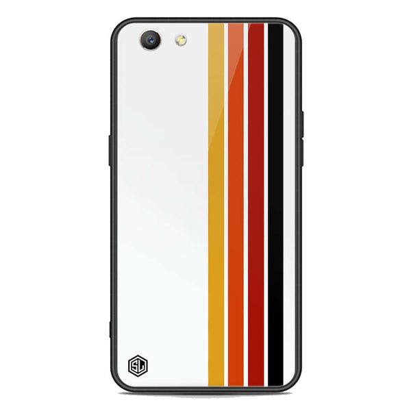 Retro Stripes Series Soft Phone Case - Premium Glass Case - Oppo F1S