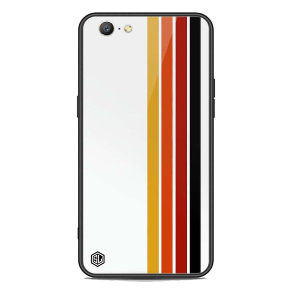 Retro Stripes Series Soft Phone Case - Premium Glass Case - Oppo A57