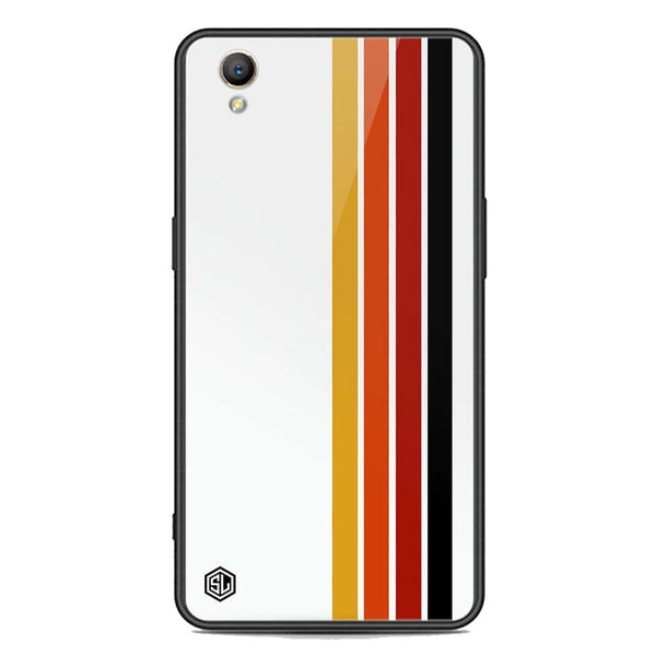 Retro Stripes Series Soft Phone Case - Premium Glass Case - Oppo A37