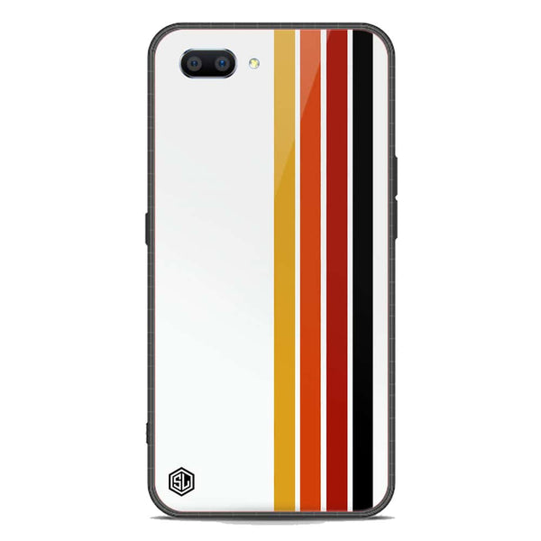 Retro Stripes Series Soft Phone Case - Premium Glass Case - Oppo A12e