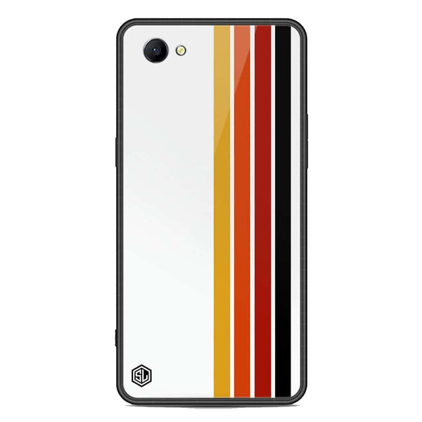 Retro Stripes Series Soft Phone Case - Premium Glass Case - Oppo A3