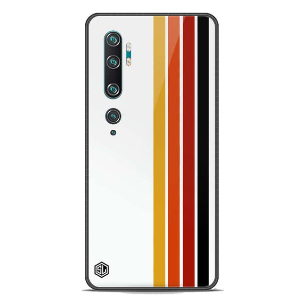 Retro Stripes Series Soft Phone Case - Premium Glass Case - Xiaomi Mi Note 10 Pro