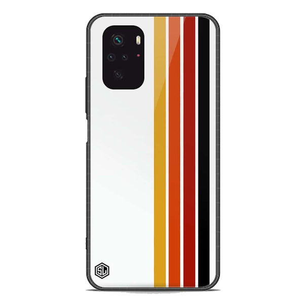 Retro Stripes Series Soft Phone Case - Premium Glass Case - Xiaomi Redmi Note 10S