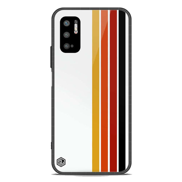 Retro Stripes Series Soft Phone Case - Premium Glass Case - Xiaomi Redmi Note 10 5G