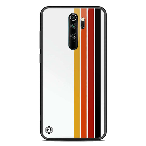 Retro Stripes Series Soft Phone Case - Premium Glass Case - Xiaomi Redmi Note 8 Pro