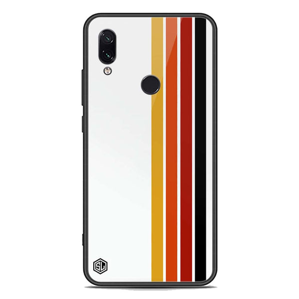 Retro Stripes Series Soft Phone Case - Premium Glass Case - Xiaomi Redmi Note 7 Pro