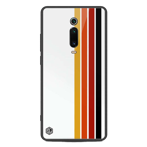 Retro Stripes Series Soft Phone Case - Premium Glass Case - Xiaomi Redmi K20