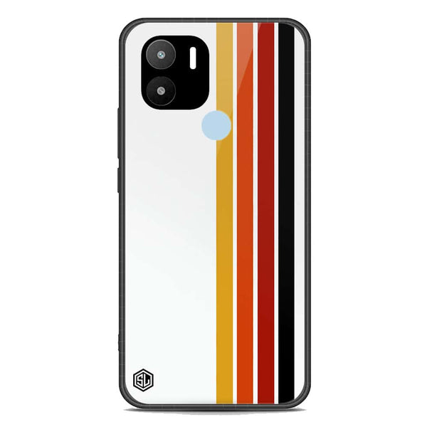 Retro Stripes Series Soft Phone Case - Premium Glass Case - Xiaomi Redmi A1 Plus