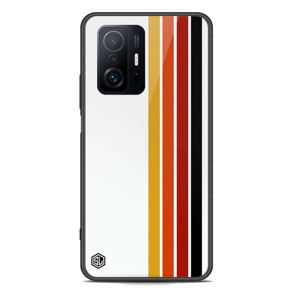 Retro Stripes Series Soft Phone Case - Premium Glass Case - Xiaomi 11T Pro