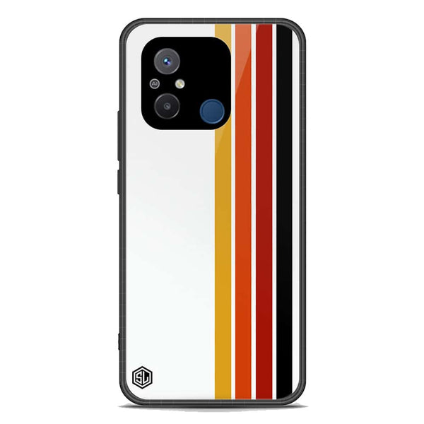 Retro Stripes Series Soft Phone Case - Premium Glass Case - Xiaomi Redmi 12C
