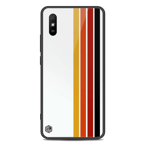 Retro Stripes Series Soft Phone Case - Premium Glass Case - Xiaomi Redmi 9A