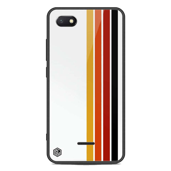 Retro Stripes Series Soft Phone Case - Premium Glass Case - Xiaomi Redmi 6A