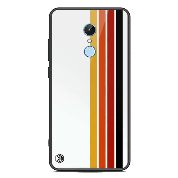 Retro Stripes Series Soft Phone Case - Premium Glass Case - Xiaomi Redmi 5