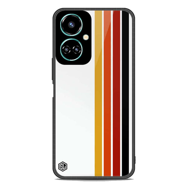 Retro Stripes Series Soft Phone Case - Premium Glass Case - Tecno Camon 19