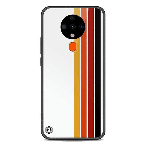 Retro Stripes Series Soft Phone Case - Premium Glass Case - Tecno Spark 6