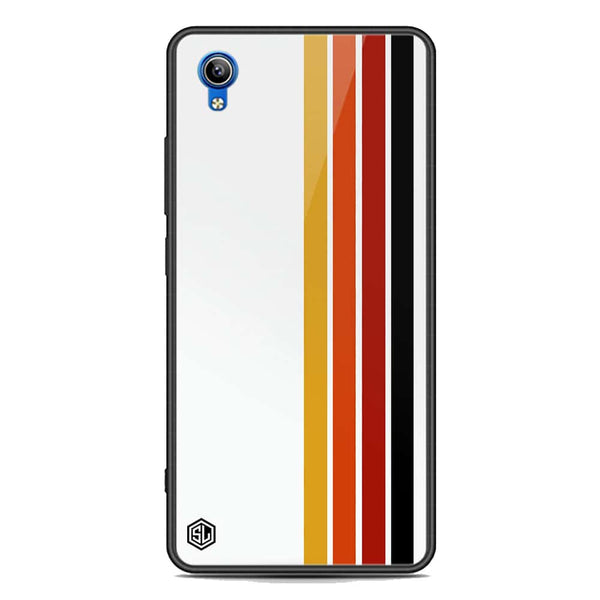Retro Stripes Series Soft Phone Case - Premium Glass Case - Vivo Y91i