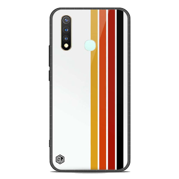 Retro Stripes Series Soft Phone Case - Premium Glass Case - Vivo Y19