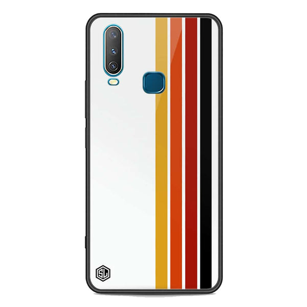 Retro Stripes Series Soft Phone Case - Premium Glass Case - Vivo Y17