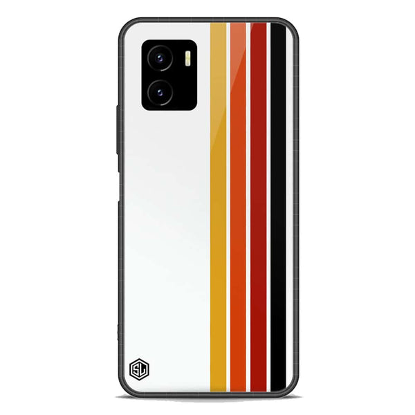 Retro Stripes Series Soft Phone Case - Premium Glass Case - Vivo Y15c