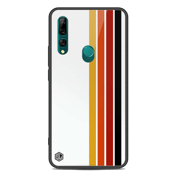 Retro Stripes Series Soft Phone Case - Premium Glass Case - Huawei Y9 Prime 2019