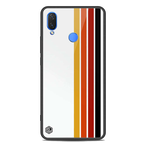 Retro Stripes Series Soft Phone Case - Premium Glass Case - Huawei Y9 2019