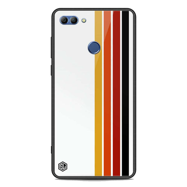 Retro Stripes Series Soft Phone Case - Premium Glass Case - Huawei Y9 2018