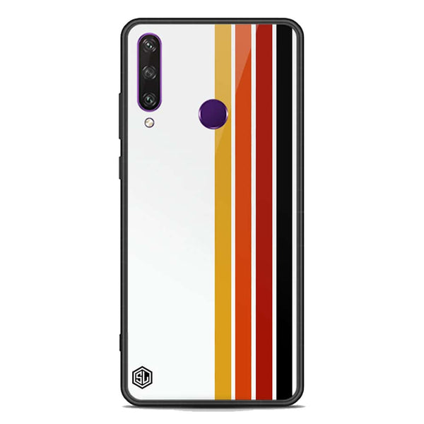 Retro Stripes Series Soft Phone Case - Premium Glass Case - Huawei Y6p