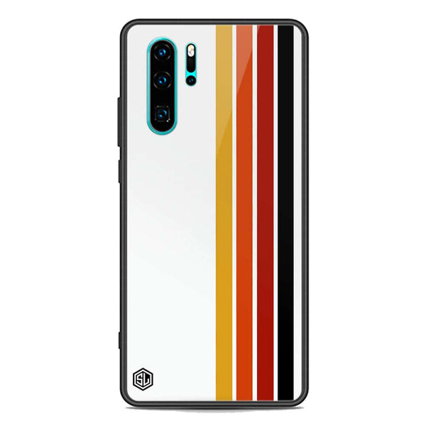 Retro Stripes Series Soft Phone Case - Premium Glass Case - Huawei P30 Pro